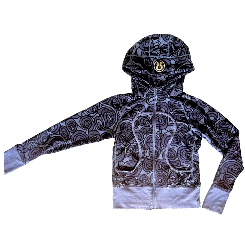 Lululemon zip up hoodie circle pattern rare sweater - Picture 3 of 10